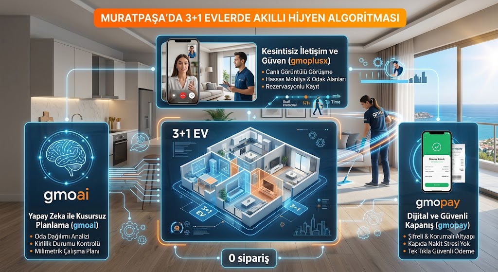 Muratpaşa’da 3+1 Evlerde Akıllı Hijyen Algoritması