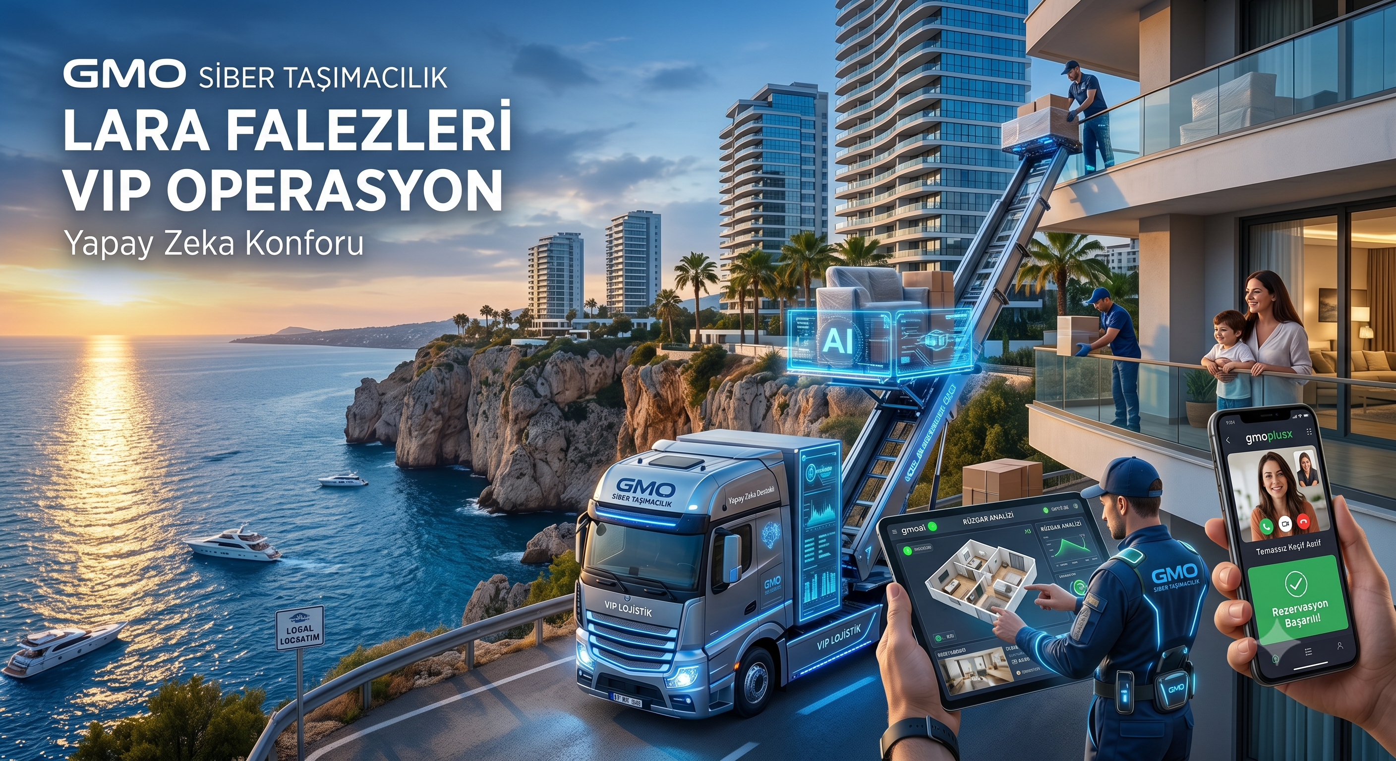 Lara Falezlerinde Siber Taşımacılık Rüzgarı: Eşyalarınız Yapay Zekayla Kanatlansın!