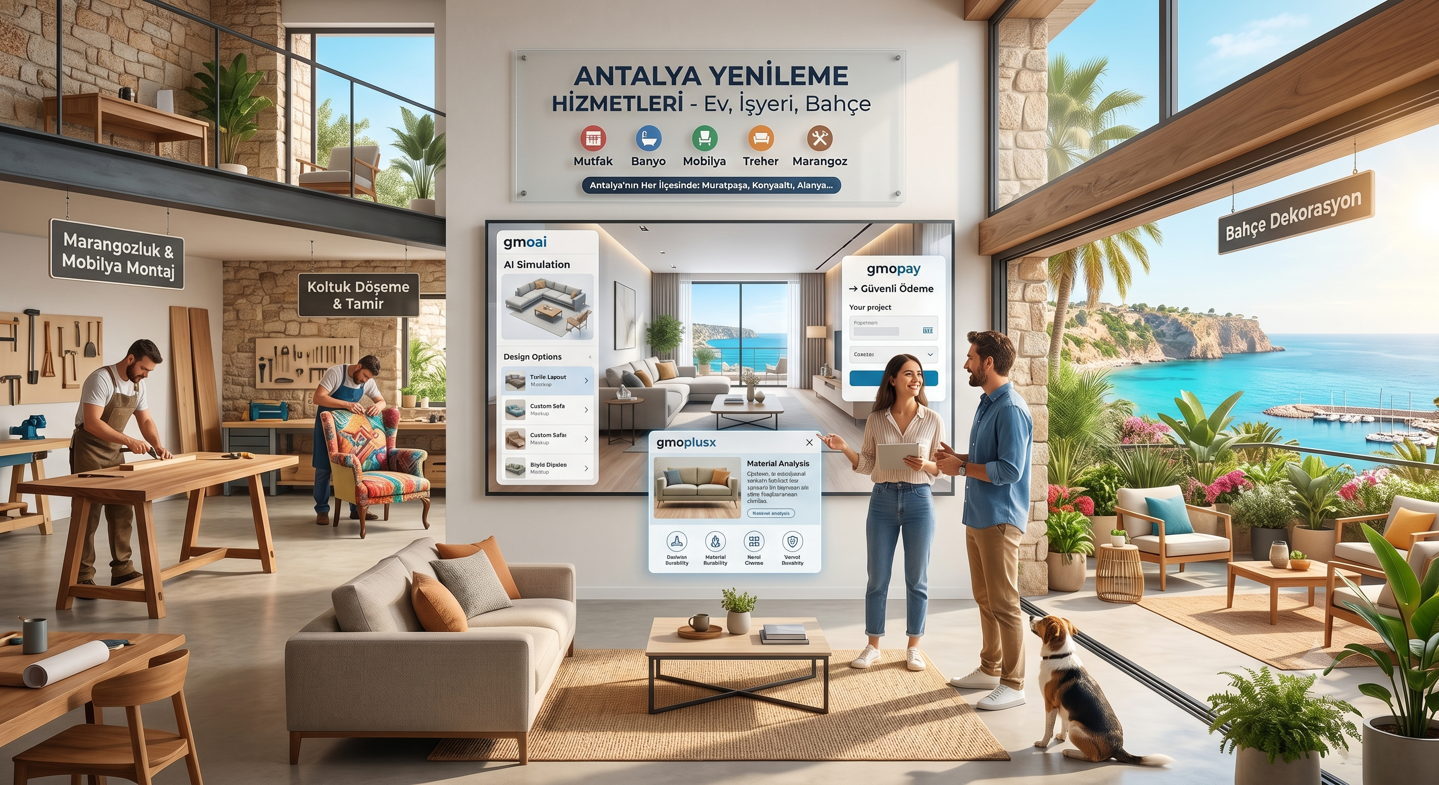 Antalya’da Yaşam Alanlarınızı Yenileyen Dokunuşlar: Akıllı Çözümlerle Tanışın
