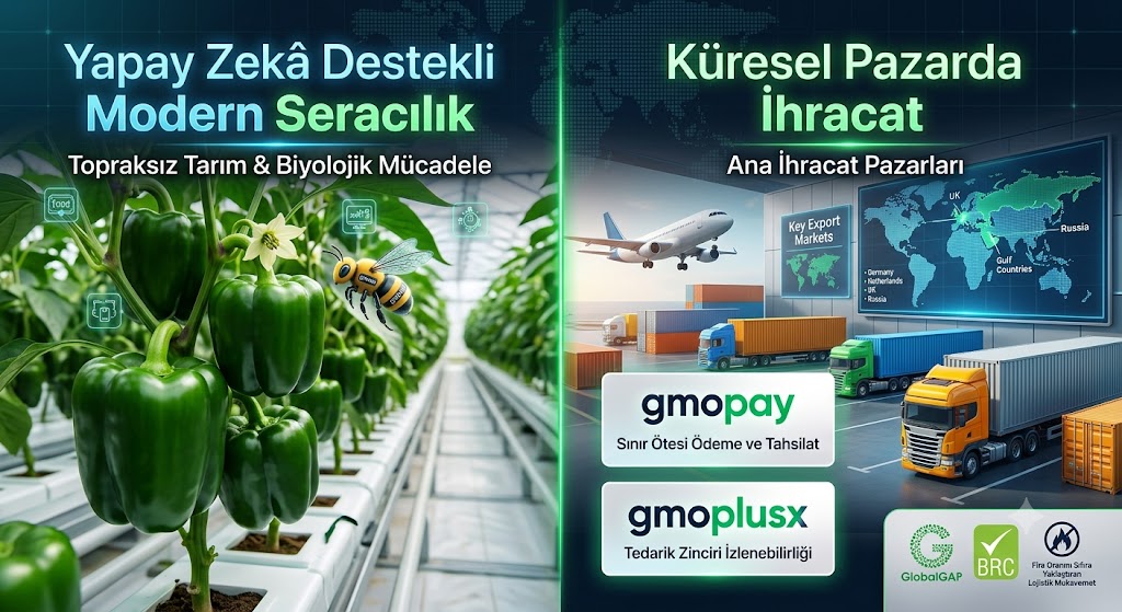 Yeşil Dolmalık Biber: Küresel Tarımın İstikrarlı Gücü, İhracat Pazarları ve Akıllı Teknolojiler
