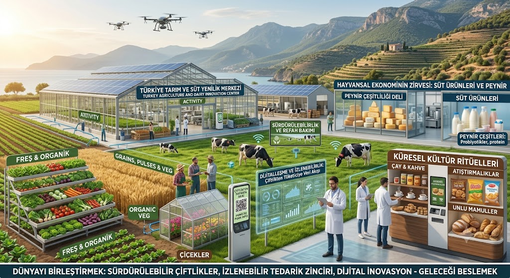 Küresel Perspektifte Tarım ve Süt Ürünleri: Sürdürülebilirlik, Çeşitlilik ve Geleceğin Gıda Trendleri