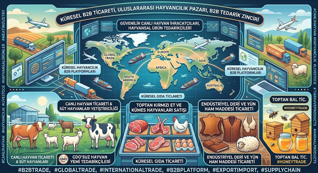 Küresel B2B Ticaretinde Canlı Hayvan ve Hayvan Ürünleri