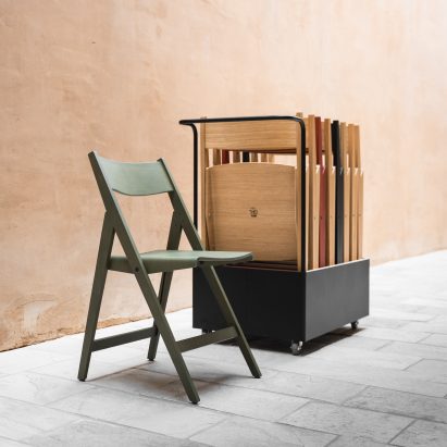 Theo Folding Chair by Matteo Thun and Benedetto Fasciana for Plank