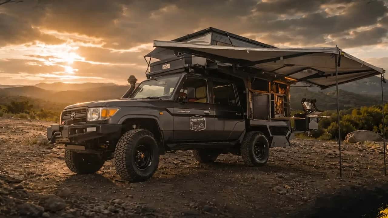 Bushwakka transforma el Toyota Land Cruiser en una camper 4x4 brutal