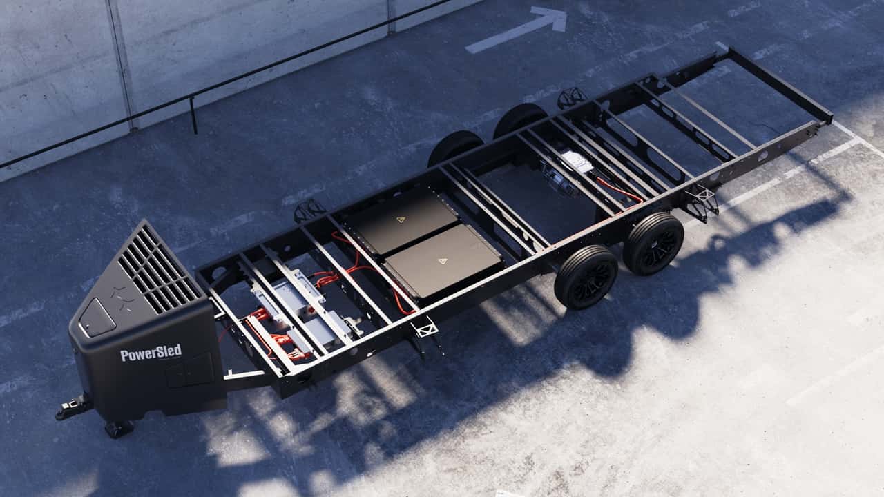 Lightship's PowerSled Self-Propelled Trailer: A Jobsite Game Changer and EV Range Saver