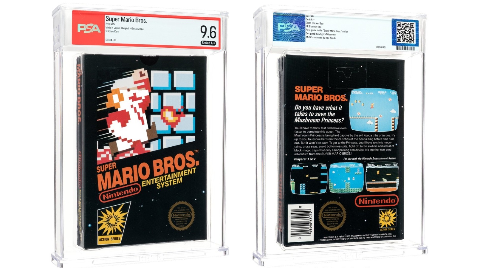 Rare Sticker-Sealed Super Mario Bros. Copy Sells for $3 Million at Auction
