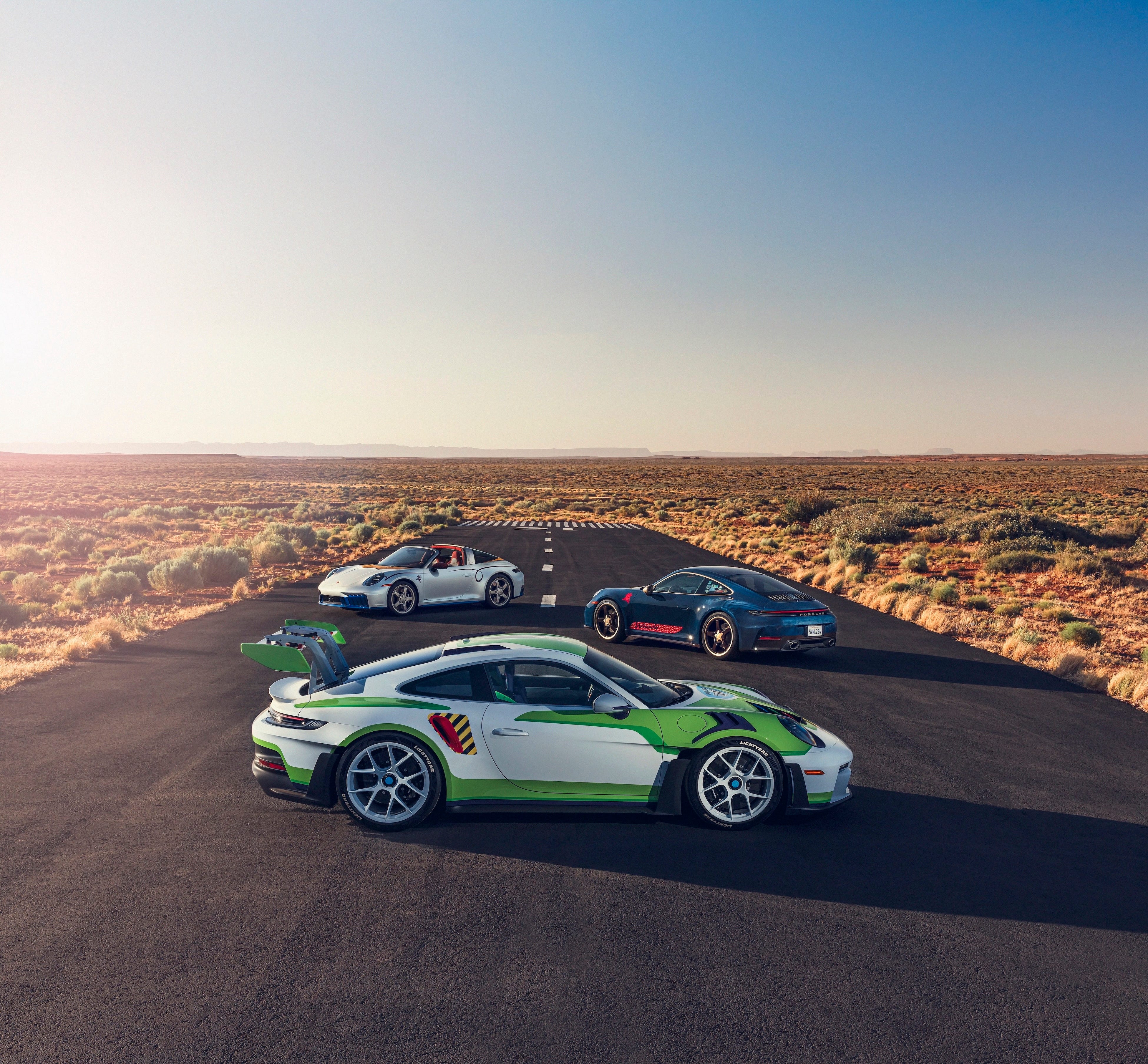 Three Porsche 911 One-Offs Embody Iconic Toy Story Characters