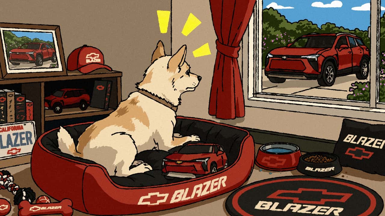 My Dog Is Now Obsessed With Chevy EVs — And It's All Because of That Weird Spaceship Hum