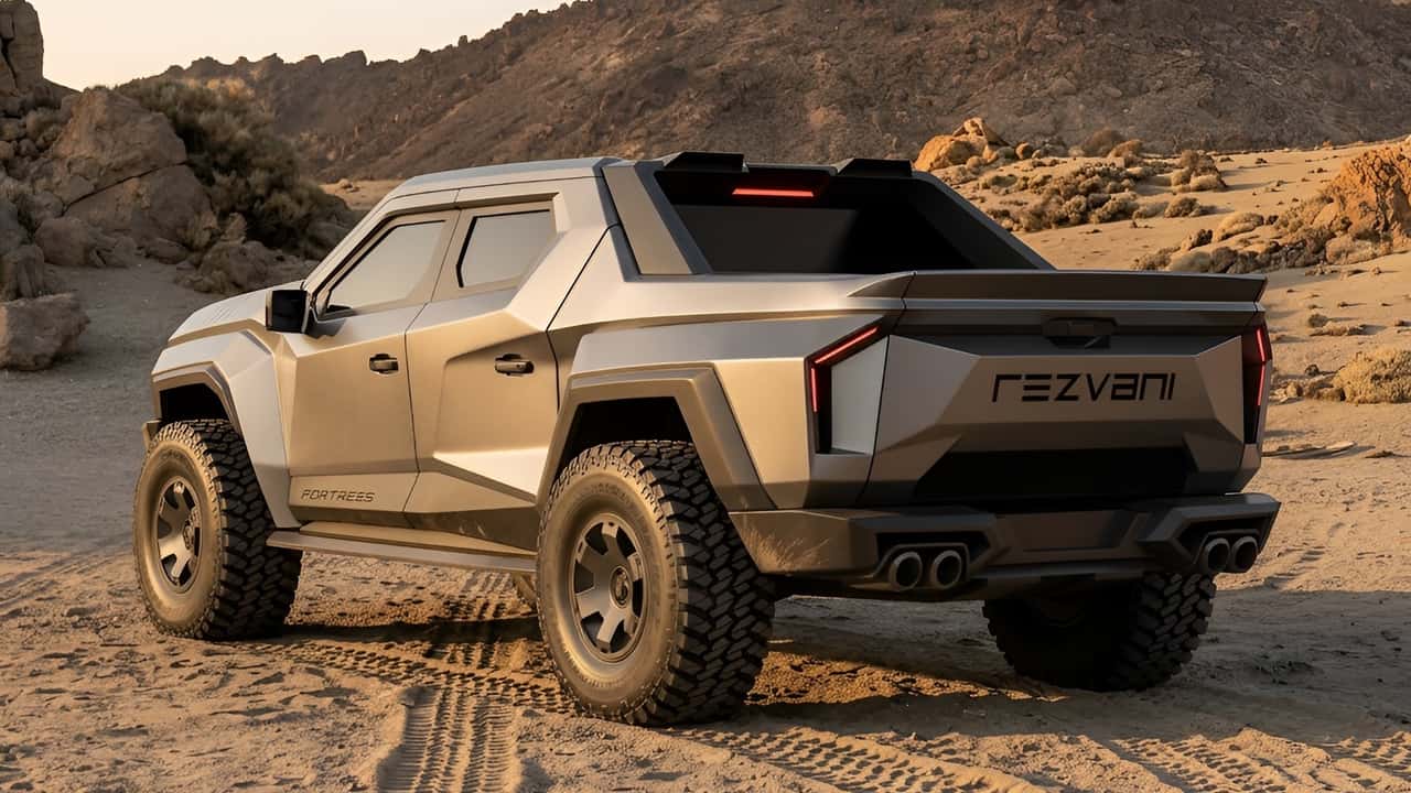 Rezvani Fortress: La pick-up apocalíptica que puede llevarte a cualquier rincón del planeta
