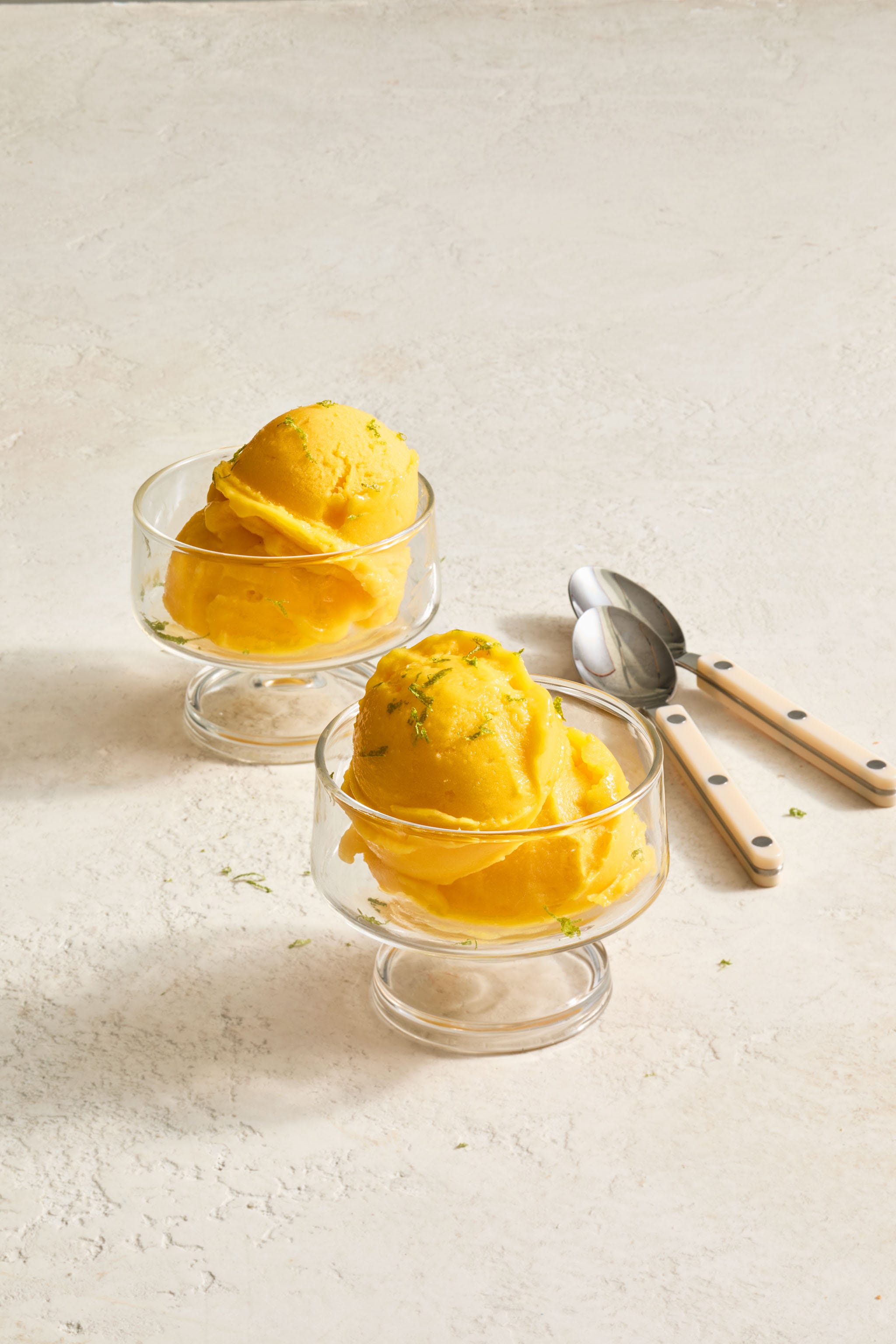 The Smoothest No-Churn Mango-Lime Sorbet You'll Ever Make