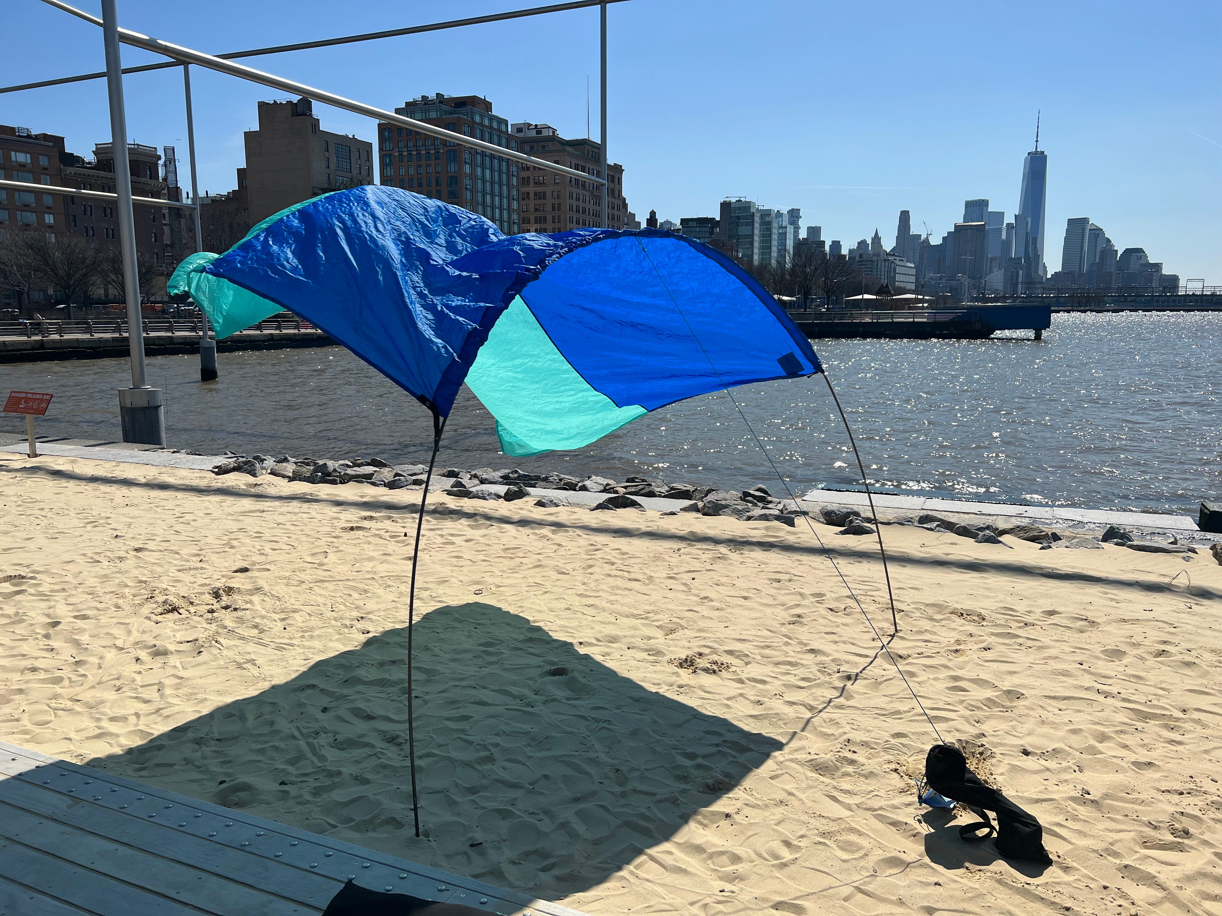 We Tested the Shibumi Beach Shade to See if It's Worth It. Here Are Our Thoughts.