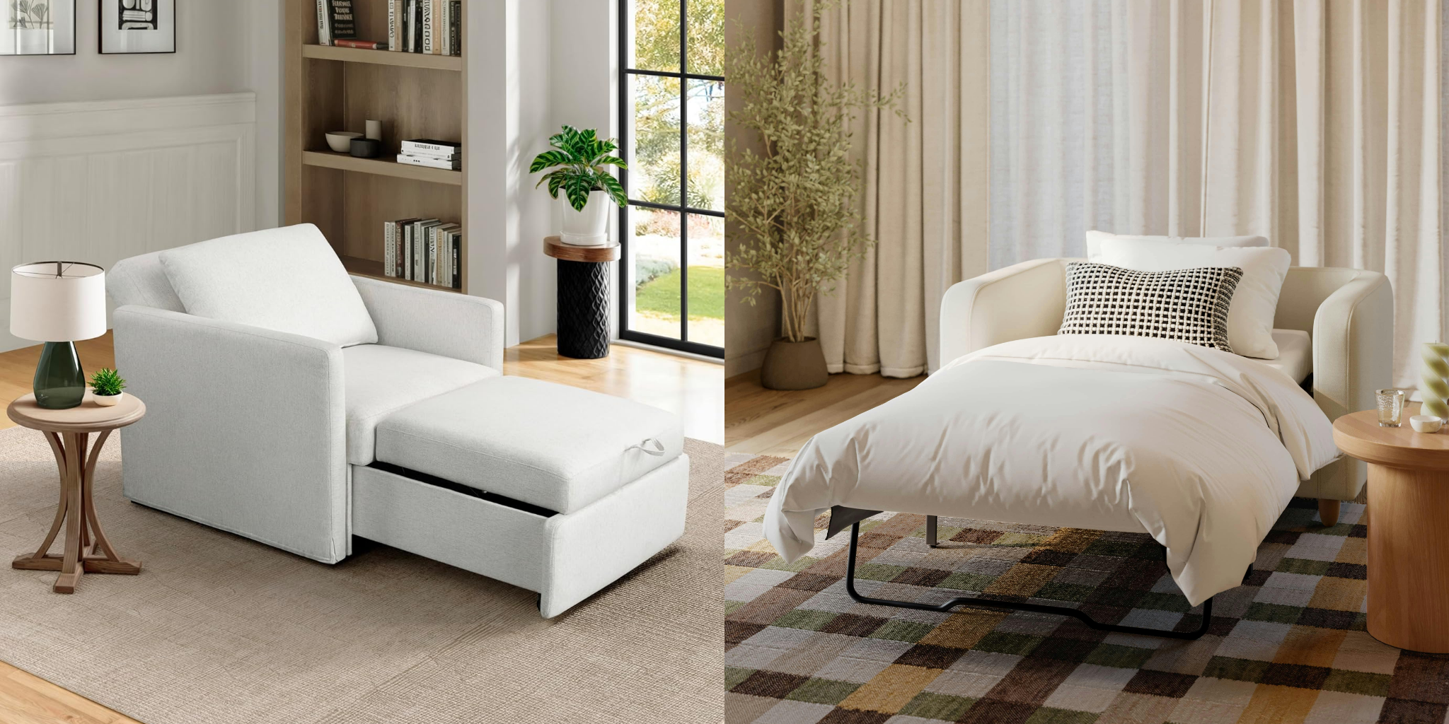 10 Cozy Sleeper Chairs That'll Make Overnight Guests Feel at Home