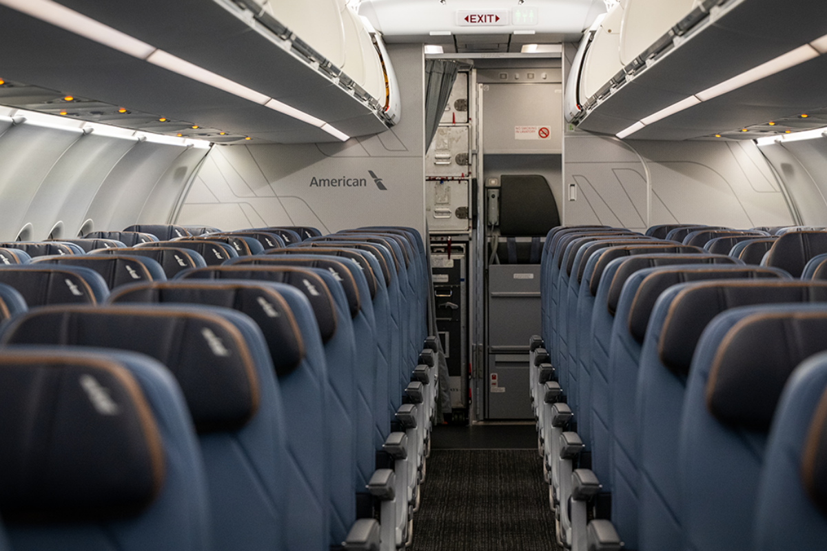 Miniature Galleys, More Seats, and No Seatback Screens: American Airlines Steps Up Retrofit Program of Airbus A319 and A320 Airplanes