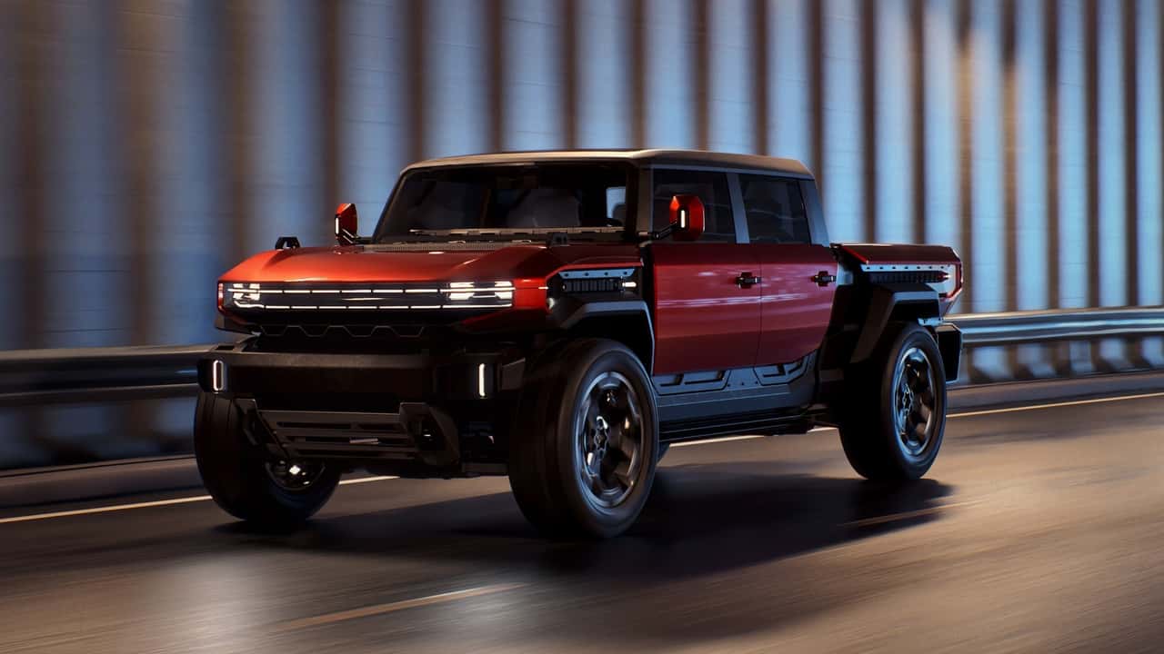 GMC's New Hummer X Mid-Size EV Truck Concept Has Stackable Screens