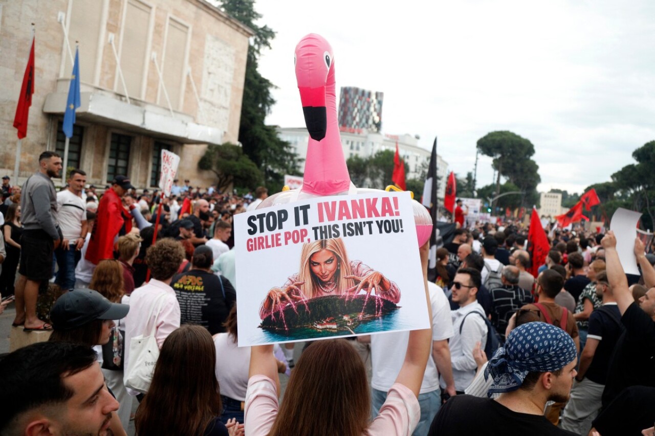 Thousands Protest in Albania Against Ivanka Trump and Jared Kushner's Luxury Resort Project