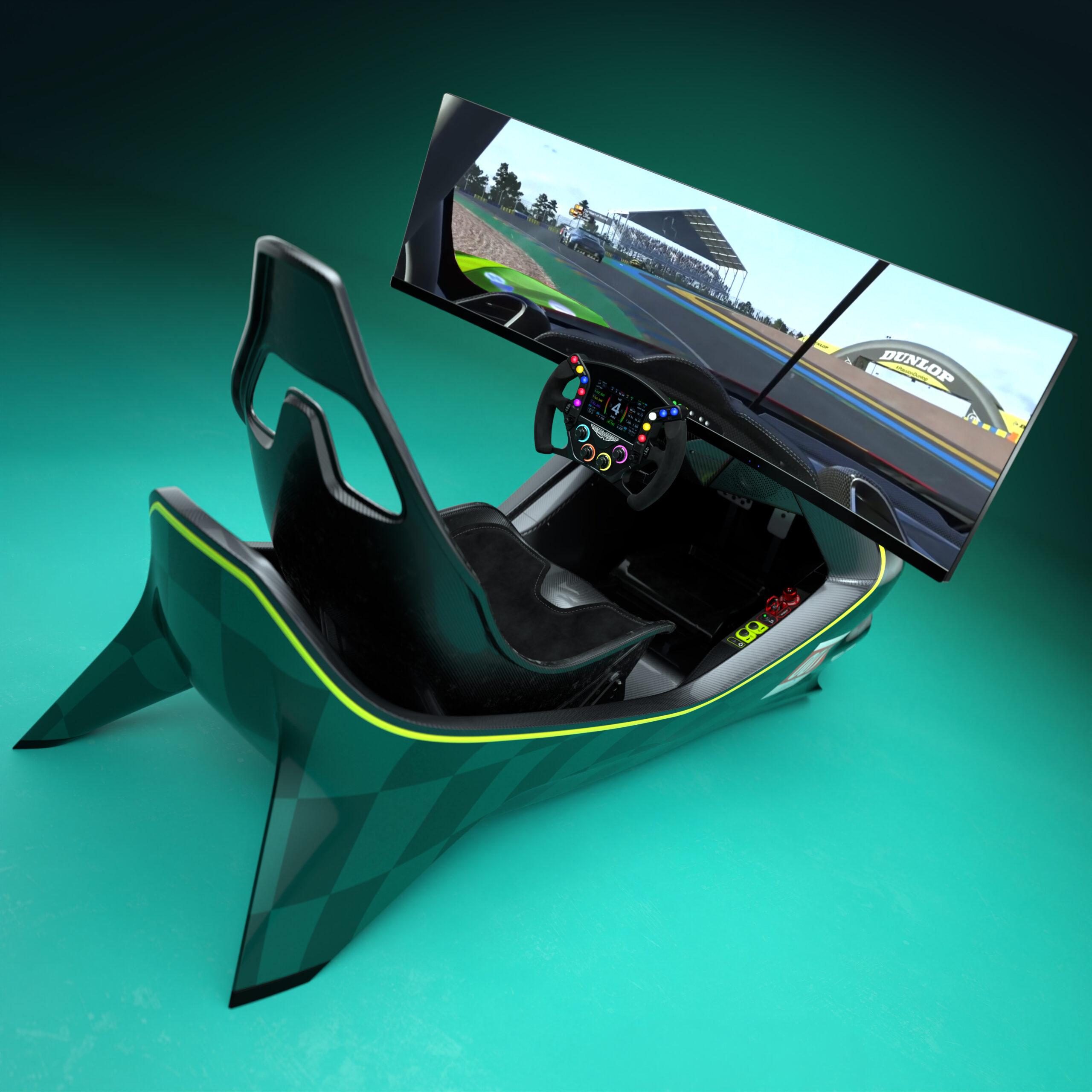 Aston Martin's £58,750 Valkyrie Sim Rig is a Masterclass in Carbon-Fiber Architecture