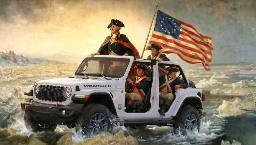Jeep offre un Wrangler à tous les George Washington si les États-Unis gagnent la Coupe du monde 2026
