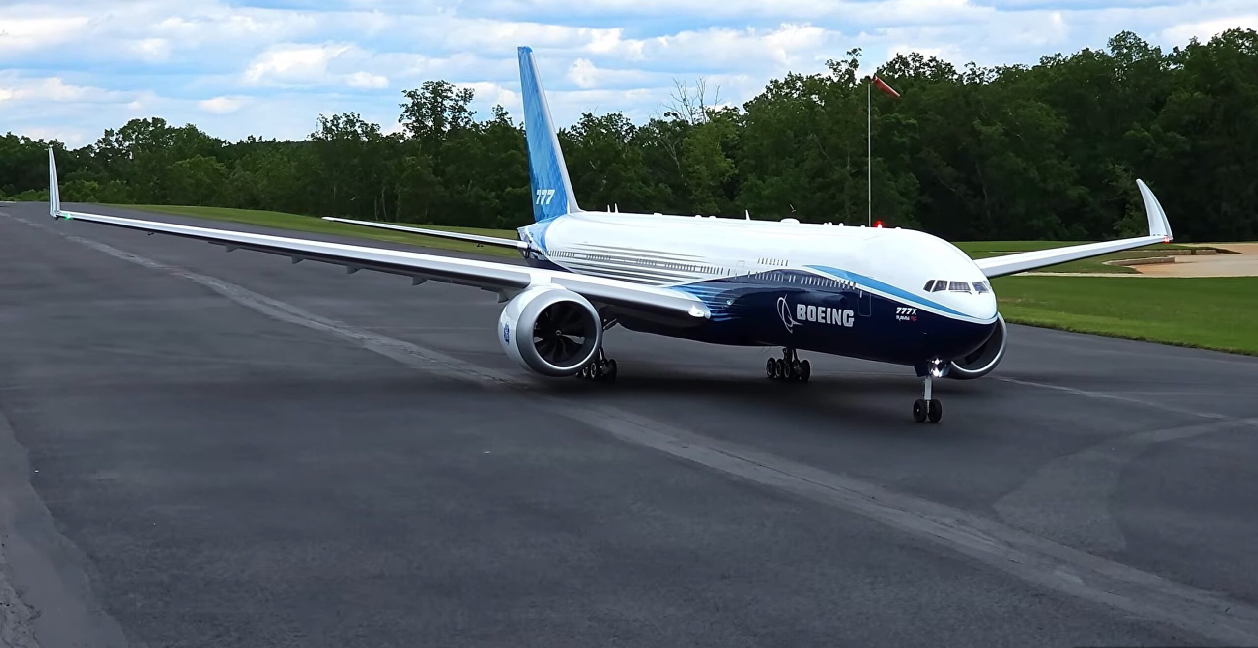 The World's Largest RC Boeing 777-9X Takes Flight for the First Time — And It's Strong Enough to Sit On