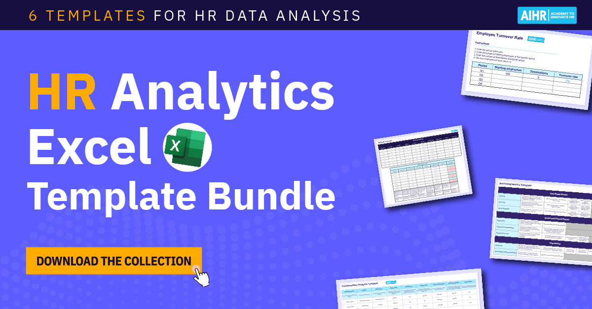 HR Analytics Excel Template Bundle: 6 FREE Templates for HR Data Analysis