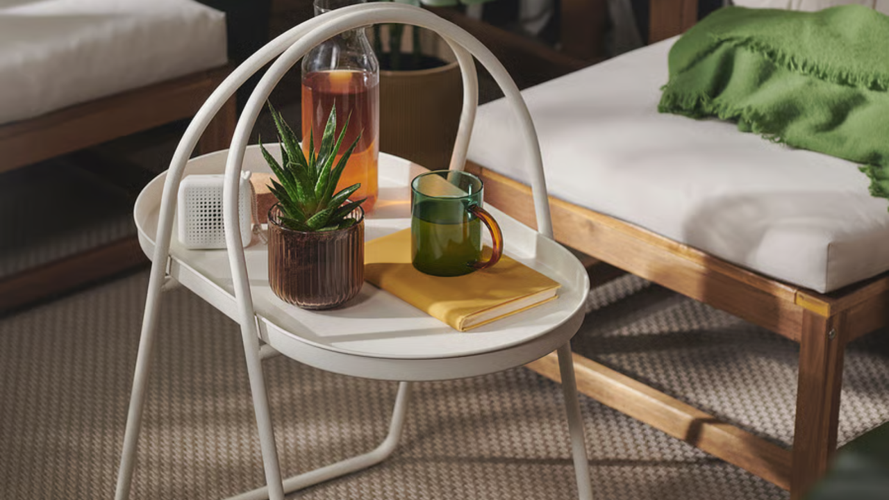 IKEA Just Made the Most Practical Coffee Table for Small Patios – It's Portable, Space-Saving, and Less Than $50