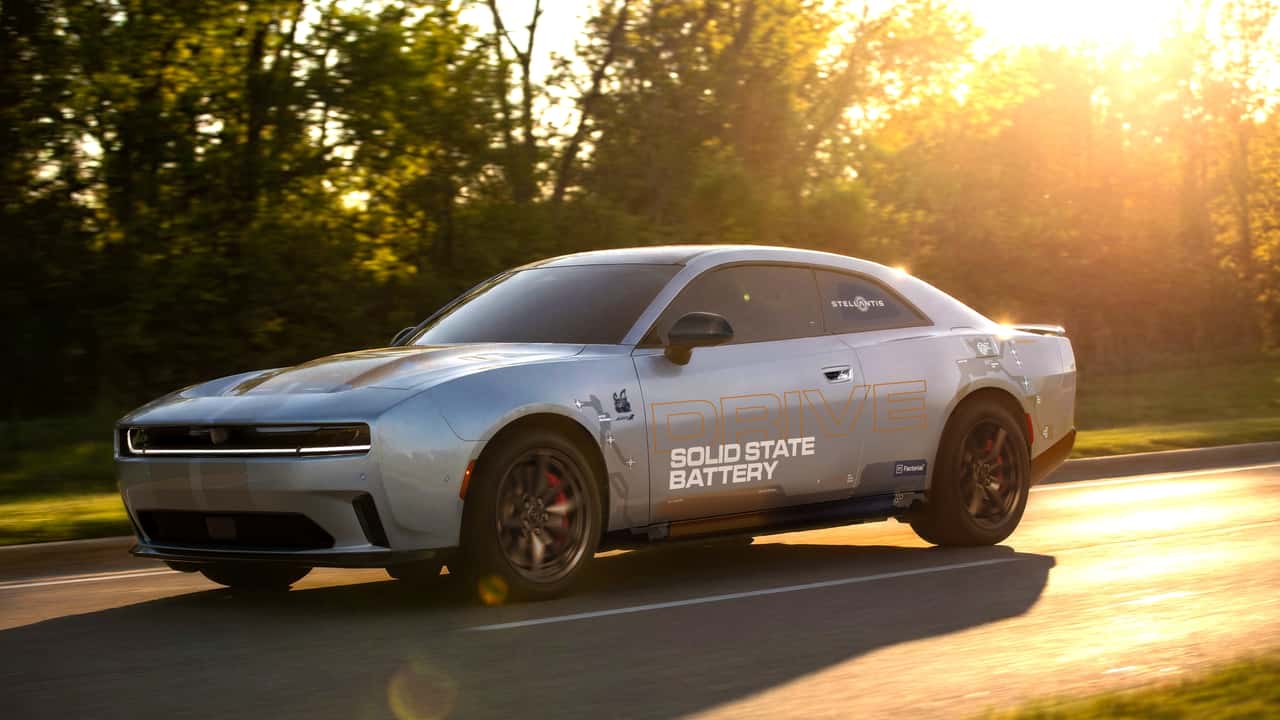 Dodge Charger EV Prototype Tests Experimental Semi-Solid-State Battery Technology