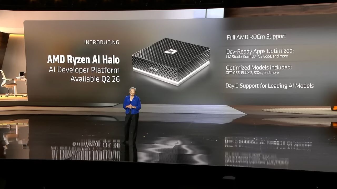 AMD Challenges Nvidia's DGX Spark with $3,999 Ryzen AI Halo Desktop — 128GB Unified Memory and Windows 11 Support Included