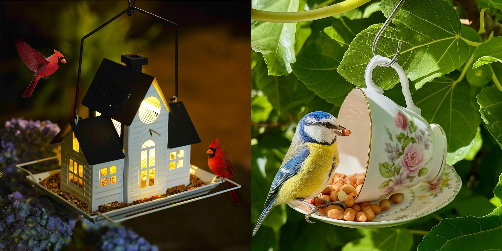 10 Charming Bird Feeders Filled With Storybook Charm