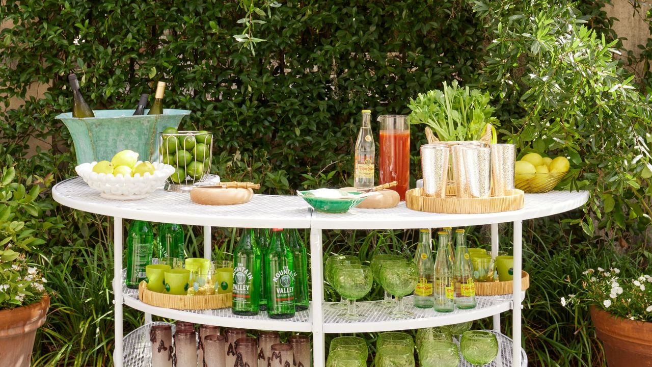 An Outdoor Drinks Station Is the Secret to Stress-Free Summer Hosting – Here's How to Create a Stylish Setup Guests Will Love