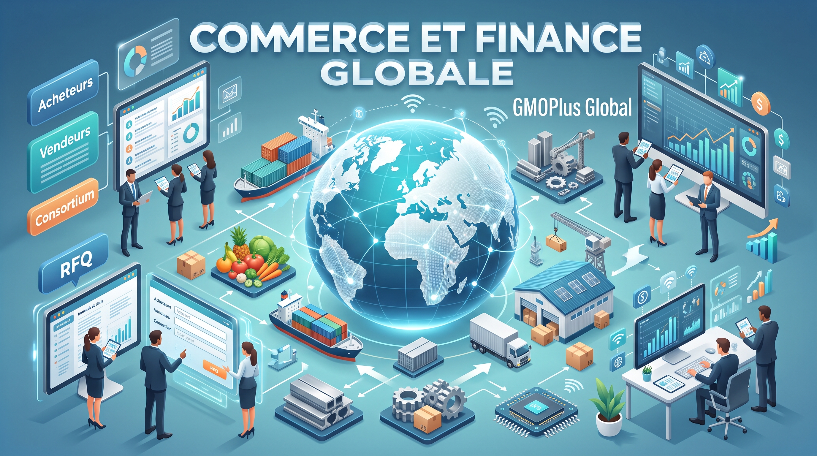 Commerce international B2B : Développez vos opportunités d'import-export avec GMOPlus Global